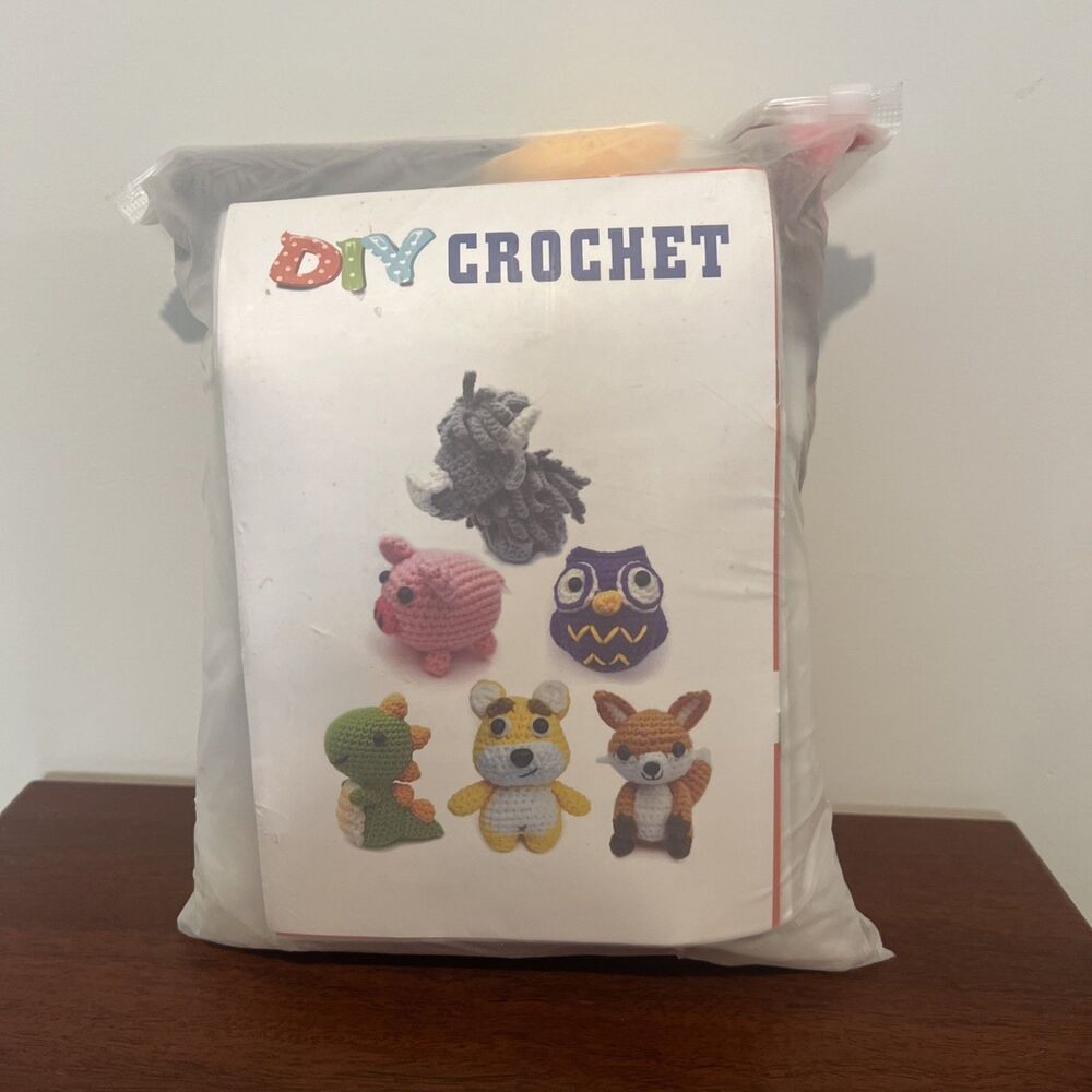 Crochet DIY Kit for Beginners Crochet Gift Complete Set with All Materials